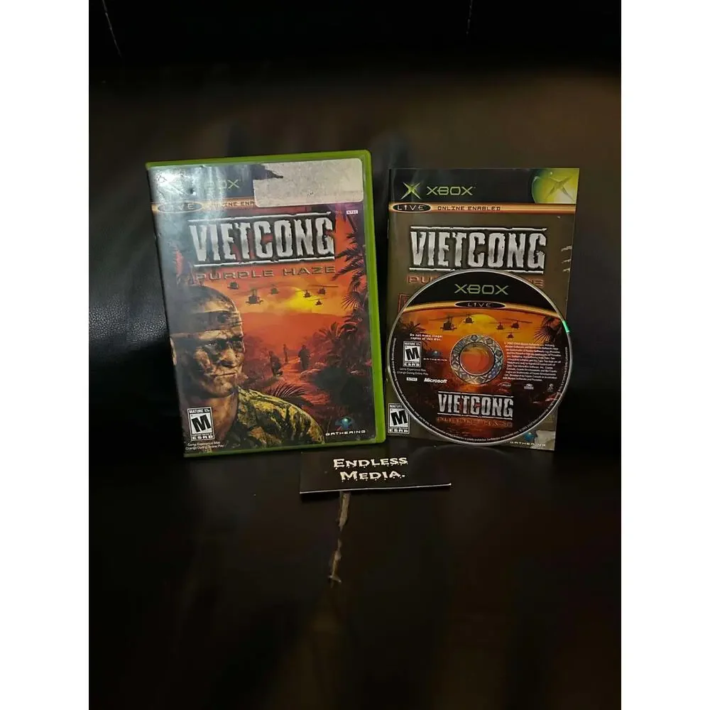 Vietcong Purple Haze Microsoft Xbox CIB Video Game